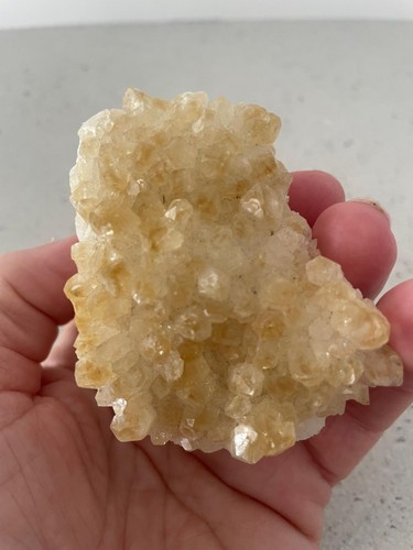 Citrine crystal cluster - citrine,