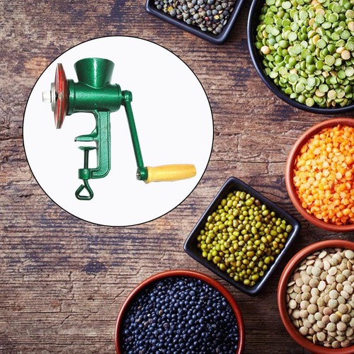 Hand crank grain mill wheat - hand,