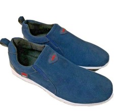 UFK Sport Shoes Hiking Walking Lightweight Blue “Suede “; Slip On Size 44 (10)