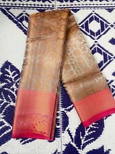 KATAN SILK SHINY PARTY WEAR SAREE NEW COLLECTION INDIAN BOLLYWOOD SARI 