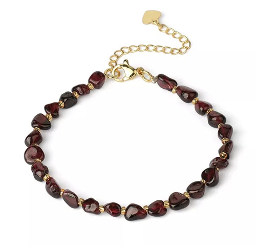 Garnet bracelet crystal energy - crystal,