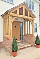 Solid Oak Bespoke Porch ' SEMI
