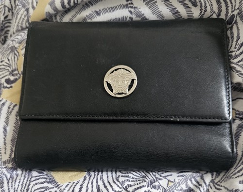 Versace womens trifold - versace, leather