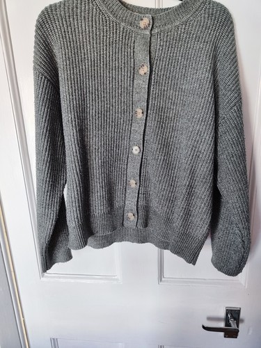 Dark olive colour cardigan - colour,