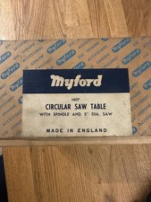 Myford Circular Saw Table With