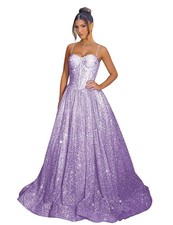 A-Line Glitter Sequin