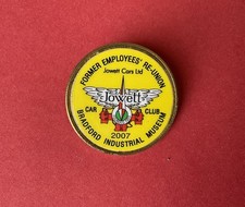 Jowett Employees Reunion Bradford Insert Pin Badge Motor Cars  Javelin Etc