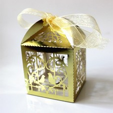 50 Boxes Of Wedding Bomboniere Cut To Favorite Candy Boxes