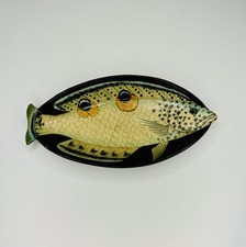 Vintage Papier Mache Fish Tray