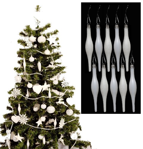 Droplet baubles christmas - 10,