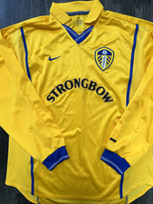 Authentic Nike Leeds United 2000/01 Long Sleeves Away Shirt Mens Large