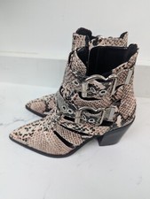 Lola Skye Strapped Snakeskin