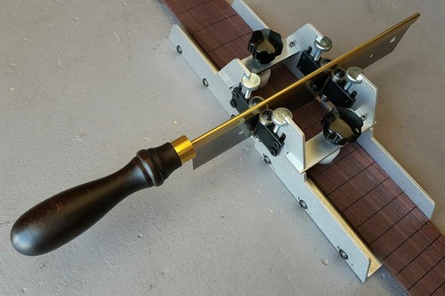 Fret slotting mitre box - box, &