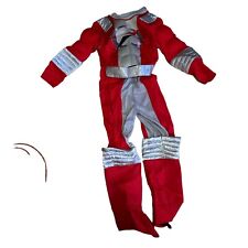 Red power rangers costume kids 7-8