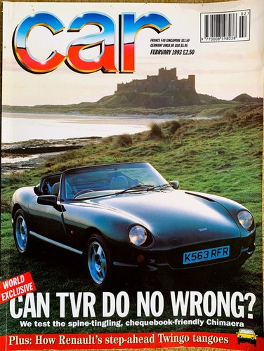 Car magazine feb 1993 - magazine,