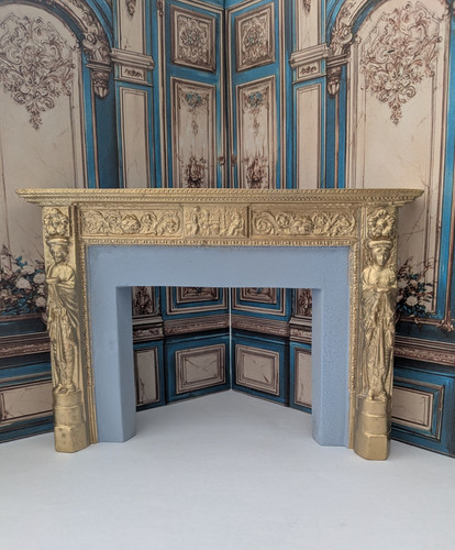 Ornate large scale grand fire - large,
