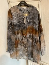 CHALOU Blouse Size 28 Tie