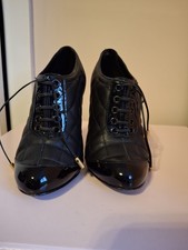 JAEGER Size 5 Black  leather