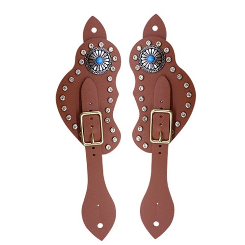 Western spur straps brown - spur,