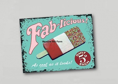 Fridge magnet fab lollipop - fab,