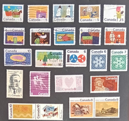 Canadian stamps 1970 1972 - to,