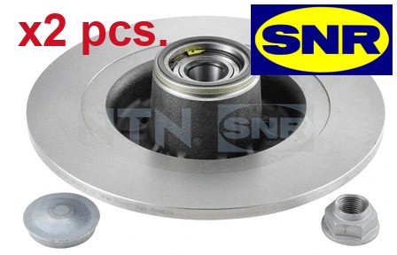 Pcs rear brake disc set - pcs,