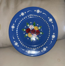 Canal Boat Hand Painted Blue &