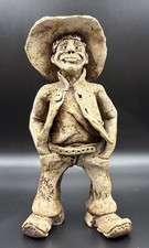 Vintage Studio Pottery Cowboy