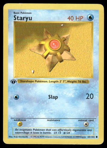 Pokemon cards staryu 102 - pokemon,