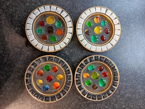 Mid century coin dishes ash - coin,