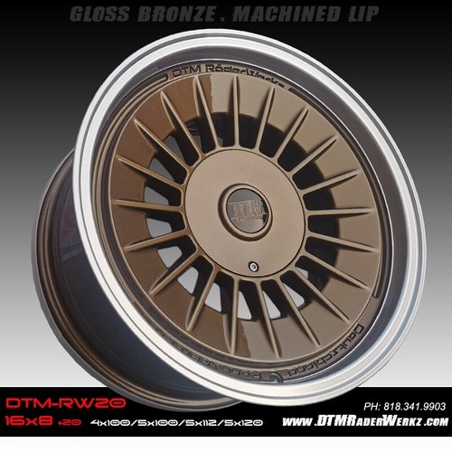 16x8 bronze 4x100 - 16x8,