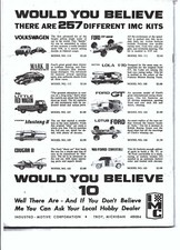 IMC Slot Car Kits PHOTOCOPY of