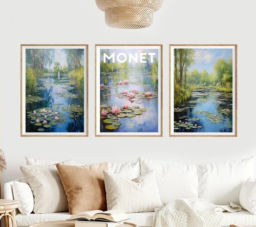 Claude monet water lilies set - claude,