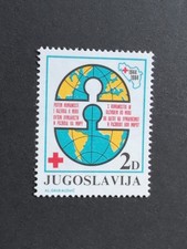 Yugoslavia 1984 globe and - yugoslavia,