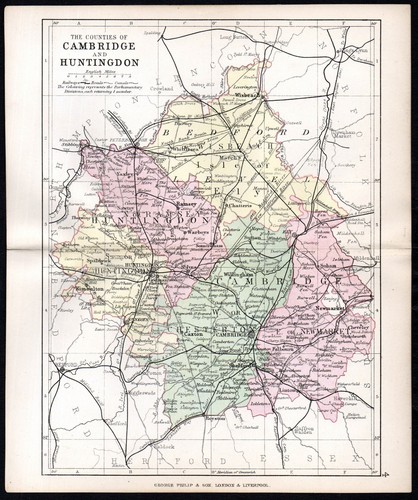 Cambridge and huntingdon 1891 - huntingdon,