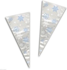 SNOWFLAKE CONE CELLOPHANE GIFT