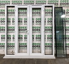 White upvc french - white, with