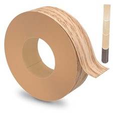 Edge Banding, 2 inch x 50ft Plywood Veneer Wood Edge Banding, 2"x 50ft Red Oak