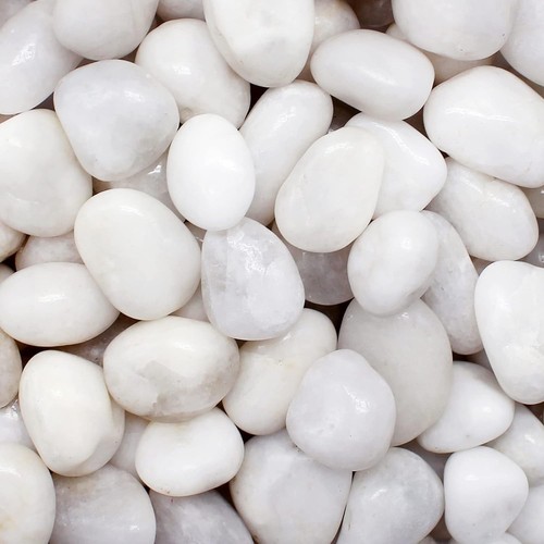 White decorative pebbles - decorative,