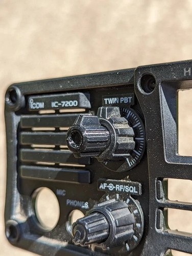 Icom ic7200 twin pbt - pbt, knob
