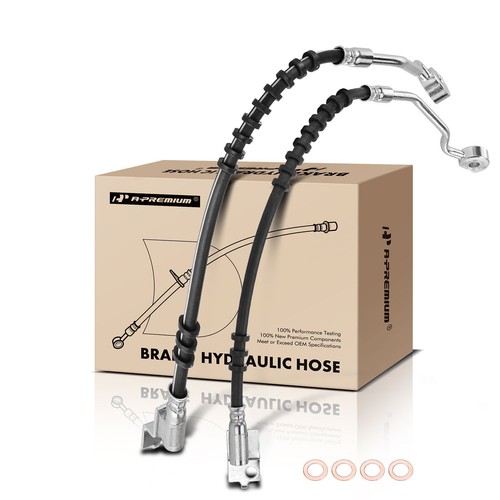Brake hose front r - 2x,