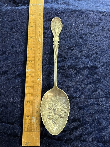 Silver plated spoon - art, deco