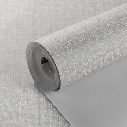 Grey linen effect - linen·effect, wallpaper