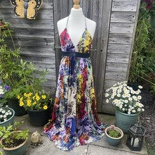 FIRETRAP  Multi Maxi Dress  Sz XL 16 Y2K   Boho Indie 00’s Vintage 