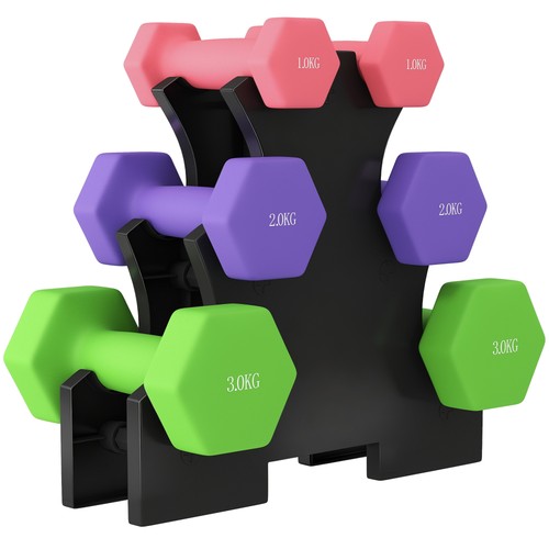 Sportnow hex dumbbells - dumbbells, set