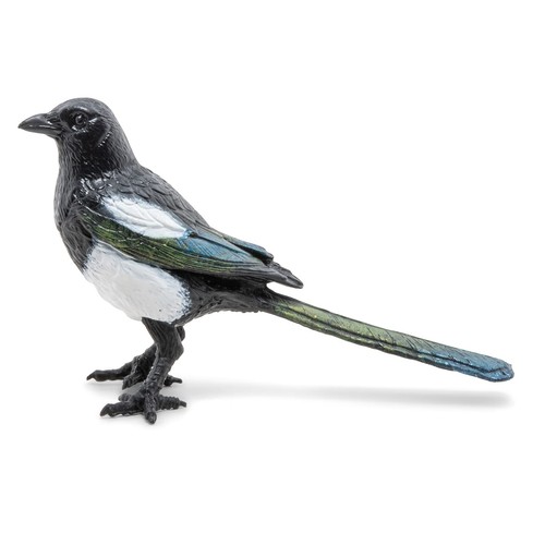 Realistic magpie figurine - -,