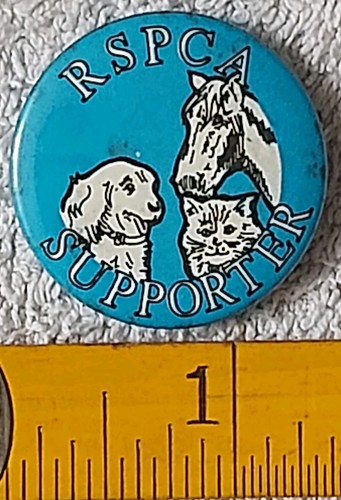 Vintage rspca supporter pin - vintage,