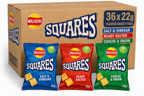 Walkers squares variety pack - squares,