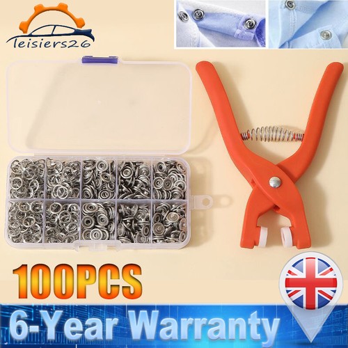 Snap button fastener kit metal - snap,