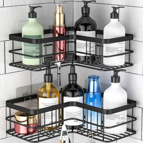 Yazoni corner shower caddy no - yazoni,